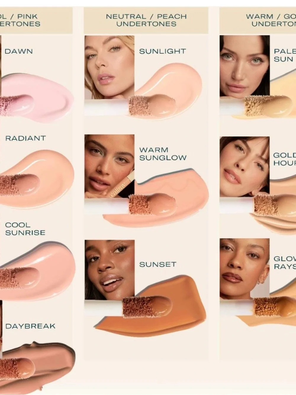 Caliray Hide Away Brightening Under Eye Color Corrector - Dawn